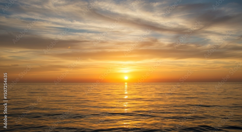 Obraz premium sunset over the sea