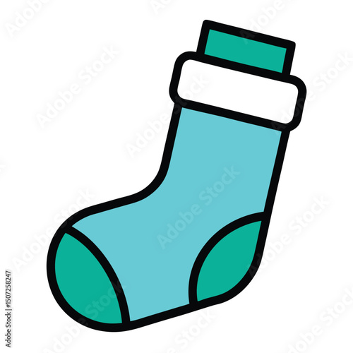 Christmas socks vector illustration