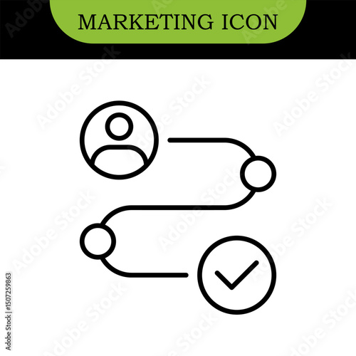 Digital Marketing Line Editable Icons set. Vector illustration in modern thin line style of online business related icons: advertisement, sales, content analysis, and more