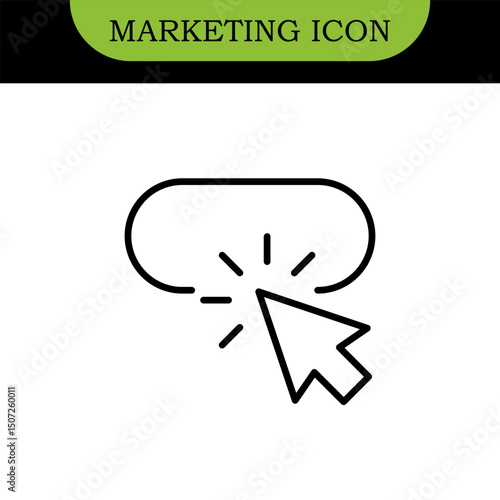 Digital Marketing Line Editable Icons set. Vector illustration in modern thin line style of online business related icons: advertisement, sales, content analysis, and more