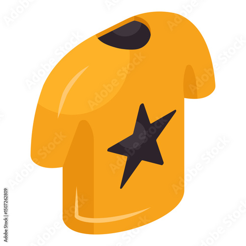 An icon design of shirt