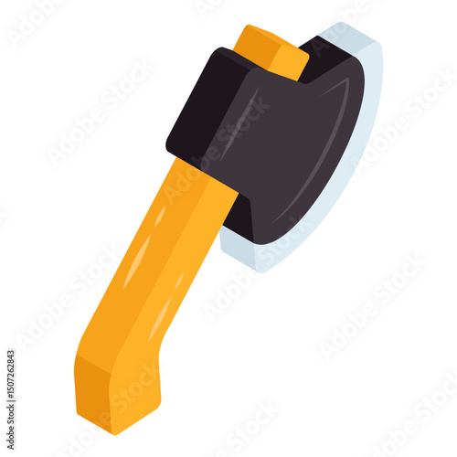 An icon design of axe