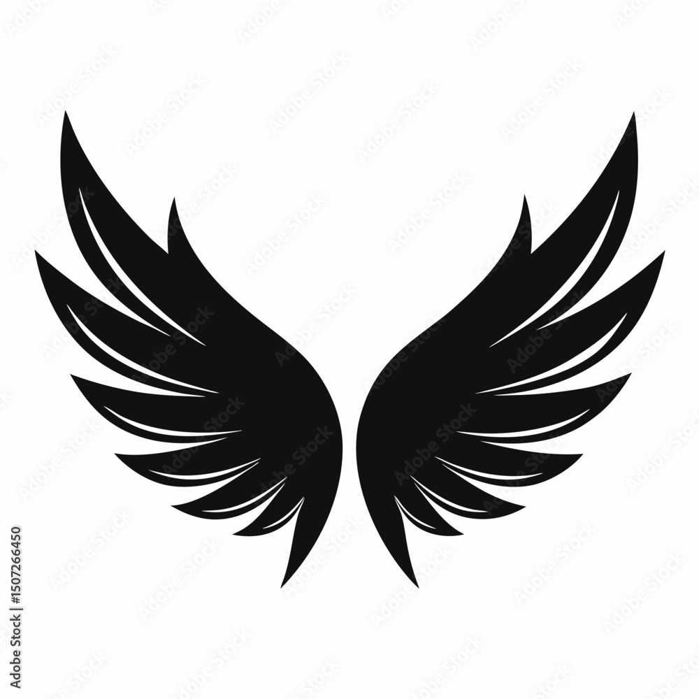 Fototapeta premium wings vector illustration