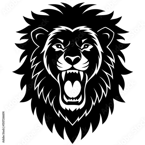 Wallpaper Mural lion vector illustration Torontodigital.ca