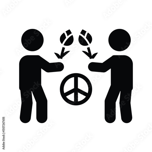 Peaceful icon