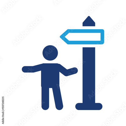 Indicate direction icon