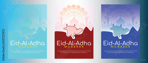eid al adha festival banner design. Eid Al Adha greeting card