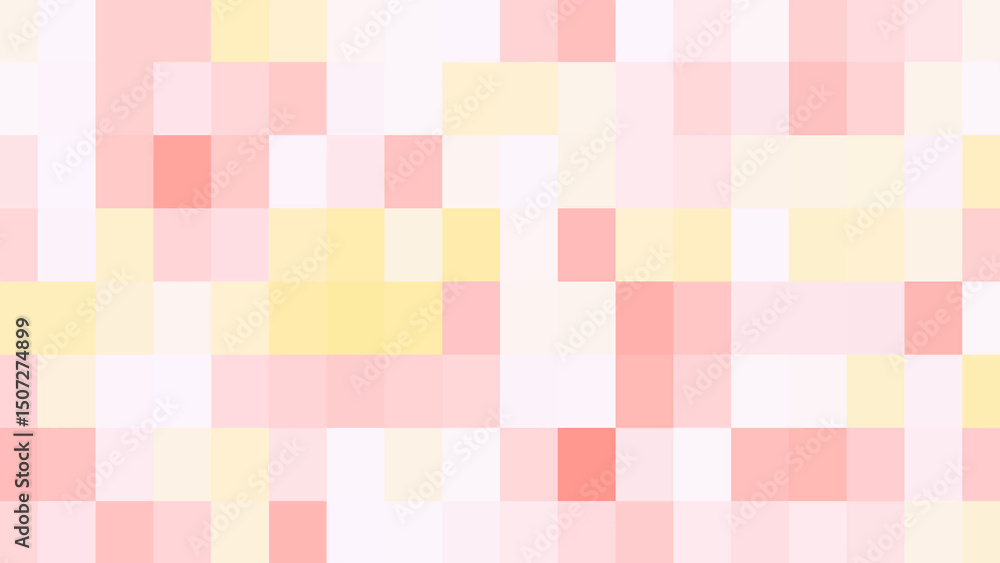 Abstract Pixelated Background with Soft Pastel Colors Featuring Pink Peach and Light Yellow Tones Abstract Pixelated Background with Soft Pastel Colors Featuring Pink Peach and Light Yellow Tones