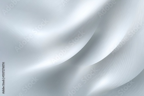 Silvery flowing abstract background with curves and subtle linear patterns