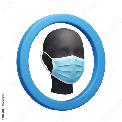 Wear face mask to protect against airborne hazards.