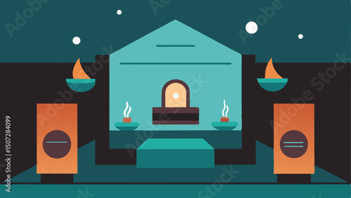 MultiSensory Experience The sauna features a small speaker system projecting soothing sounds and aromatherapy dispensers creating a serene environment for the person within.