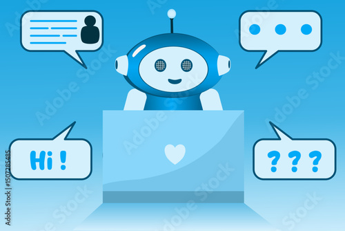 Robot Operating Laptop for Cloud Computing, Big Data, and AI Automation Concepts