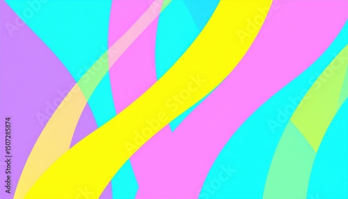 Dynamic color waves abstract art digital artwork vibrant environment artistic viewpoint visual concept