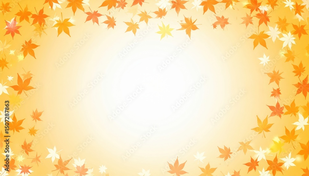 Autumn leaves falling nature scene background image warm colors serene atmosphere seasonal concept Autumn leaves falling nature scene background image warm colors serene atmosphere seasonal concept