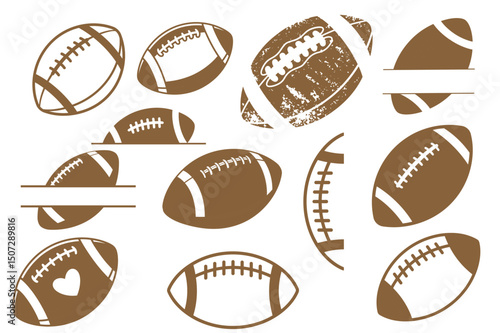 American Football Clipart Bundle