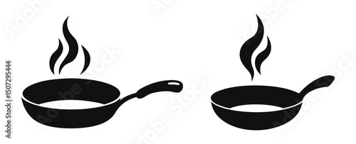cooking illustration knife silhouette kitchen logo spatula icon utensil outline kitchenware pan tool food spoon equipment household restaurant plate shape cutlery pot chef for vector graphic