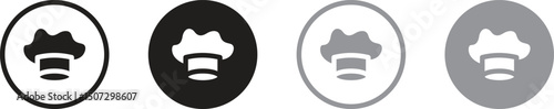 Chef's Hat Hand Drawn Icon Design