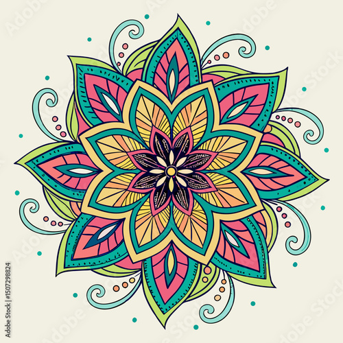 abstract vector background with flowers, pattern, vector, illustration, design, decoration, art, flower, floral, wallpaper, color, frame, card, texture, cartoon, circle, fish, style, shape, music, ret