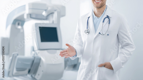 MedTech Interaction 03 Doctor Introducing Medical Device.