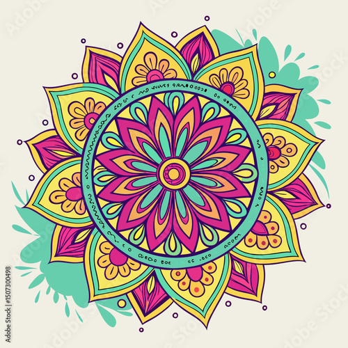 abstract vector background with flowers, pattern, vector, illustration, design, decoration, art, flower, floral, wallpaper, color, frame, card, texture, cartoon, circle, fish, style, shape, music, ret