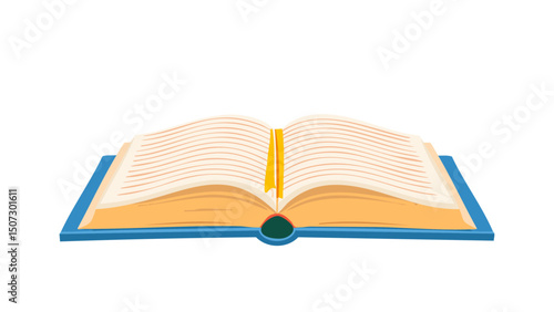 oly Quran Open on a Decorative Surface