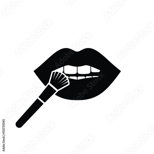 Beauty cosmetics icon set