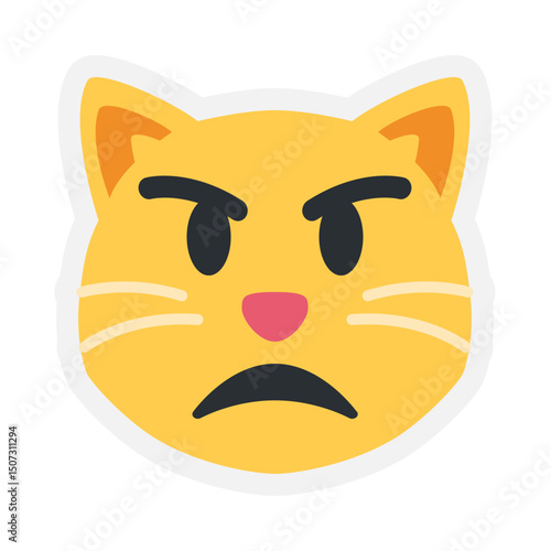 Pouting Cat Face Emoji
