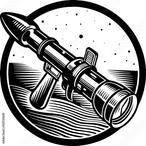 vector illustration of a rocket