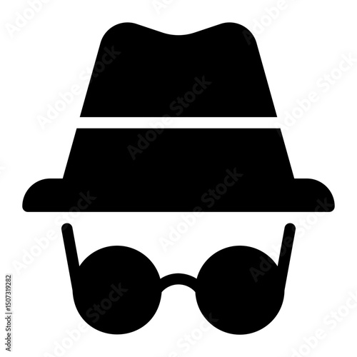 spy glyph icon