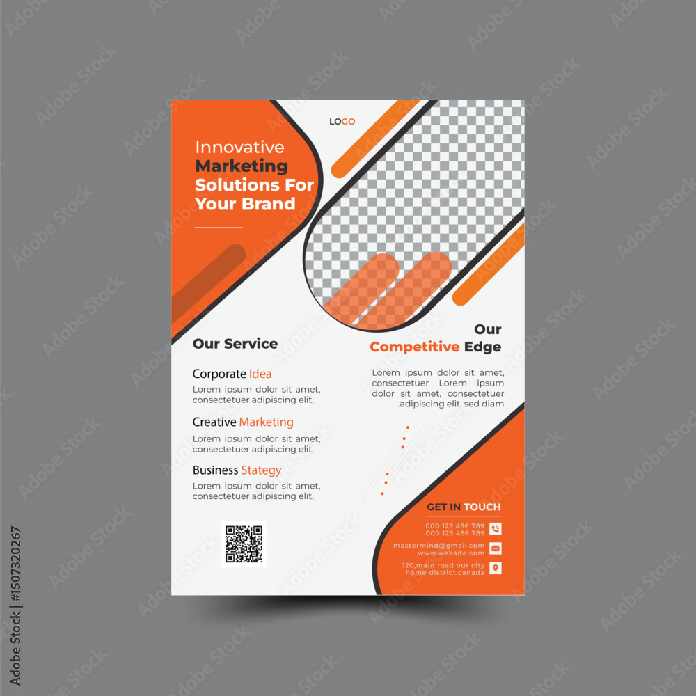 Set of business flyer template design with abstract concept and minimalist layout. Set of business flyer template design with abstract concept and minimalist layout.
