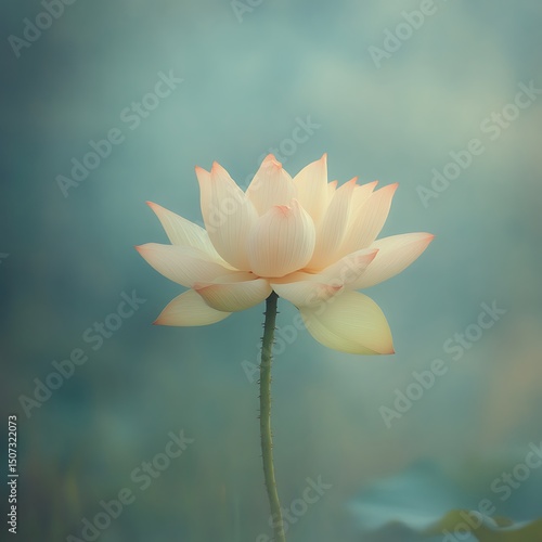 Wallpaper Mural Delicate lotus flower in soft focus. Torontodigital.ca