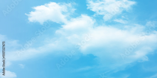 	
sunny sky blue light watercolor background. Aquarelle painting brush effect card paper textured canvas cloudy smoke space for text, entertaining card, template. aquamarine color graphics illustratio