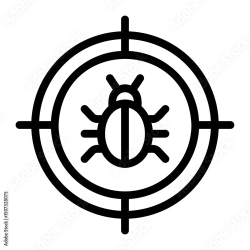 target line icon