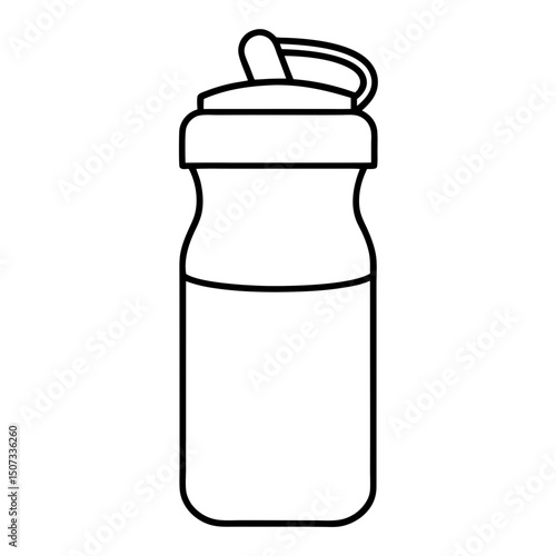 white plastic bottle