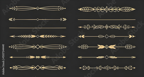 Design elements set, Page decoration set, Decorative borders, Floral ornaments, Swirl elements, Vintage flourishes, Corner decorations, Divider elements, Scrollwork vector, Frame decorations, Elegant 