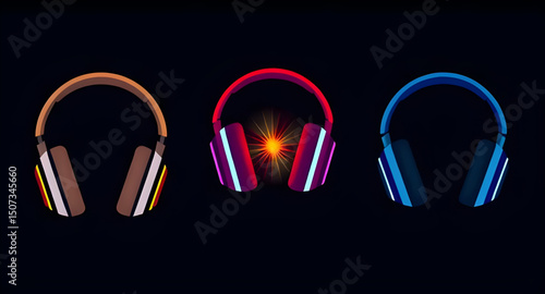 headset icon, headphones icon, audio headset, gaming headset, earphones icon, call center headset, wireless headset, music headset, microphone headset, over-ear headset, audio device icon, communicati