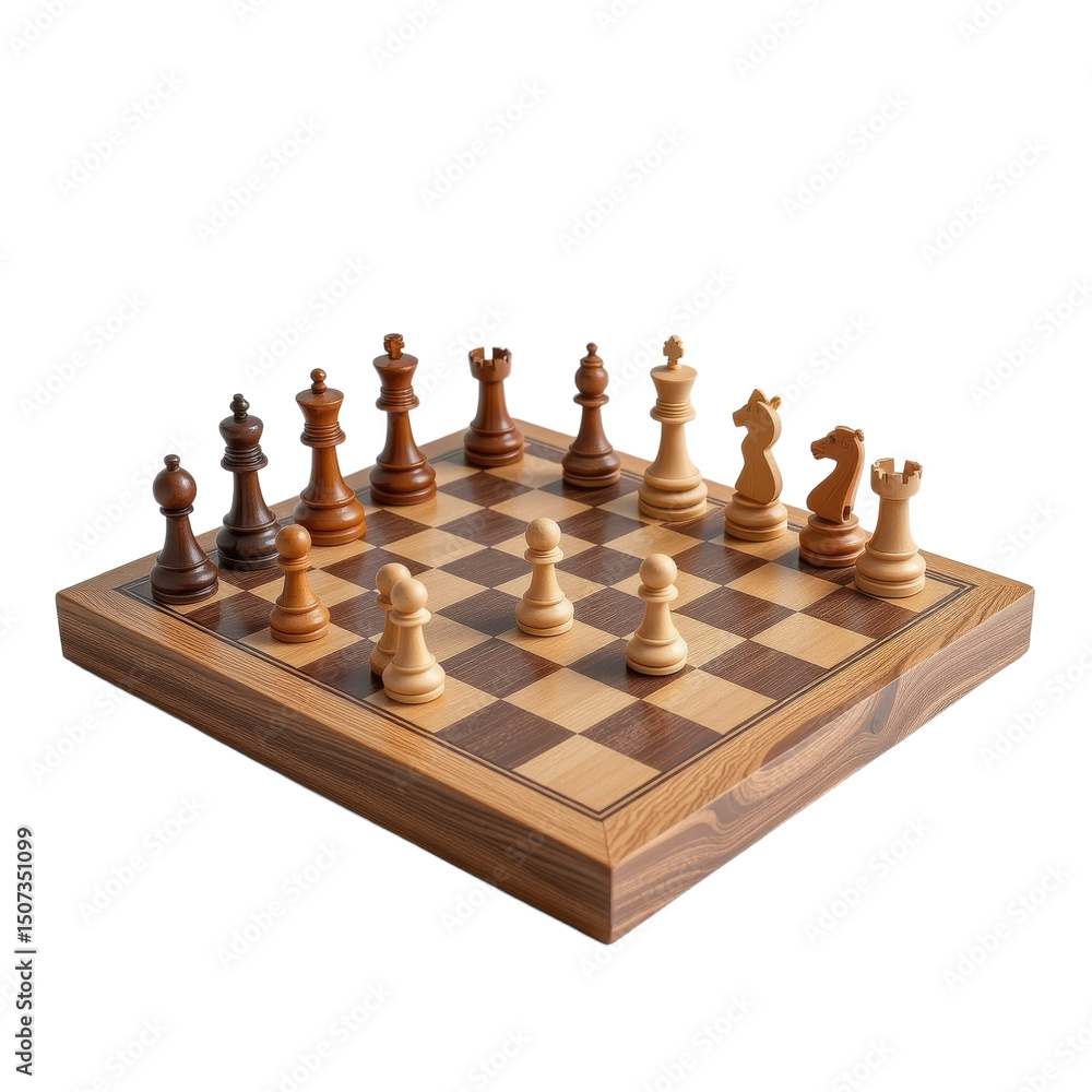Strategic Chess Match Wooden Board Game Environment Unique Perspective Mind Sports Challenge Strategic Chess Match Wooden Board Game Environment Unique Perspective Mind Sports Challenge
