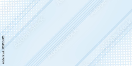 Abstract light blue lines pattern background with minimal geometric shapes.