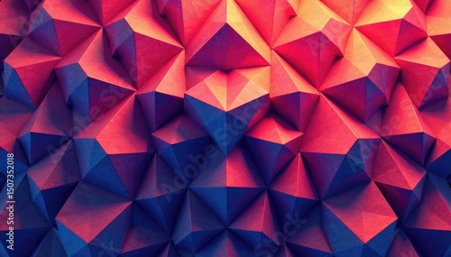 Repetitive geometric shapes forming a continuous design , surface, illustration