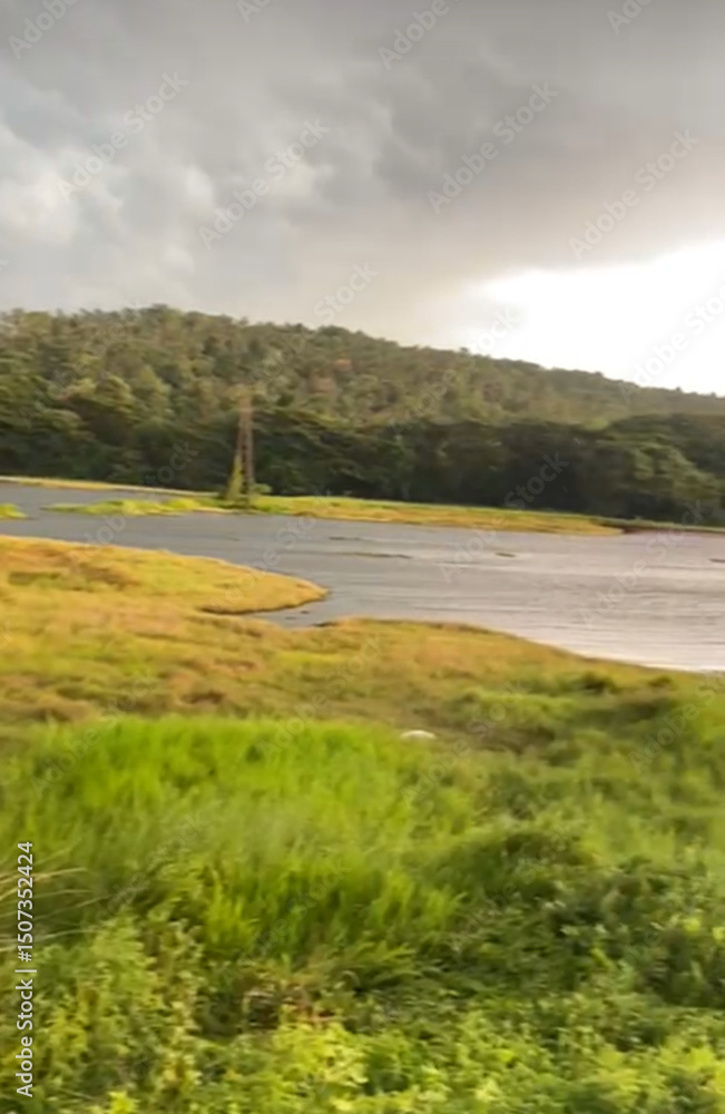 Obraz premium landscape with lake