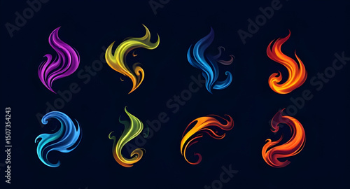 Smoke swirl icon, Smoke icon, Swirl smoke vector, Smoke swirl graphic, Smoke curl icon, Smoke wave icon, Smoke trail icon, Smoke swirl design