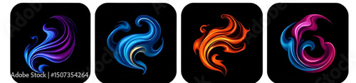 Smoke swirl icon, Smoke icon, Swirl smoke vector, Smoke swirl graphic, Smoke curl icon, Smoke wave icon, Smoke trail icon, Smoke swirl design