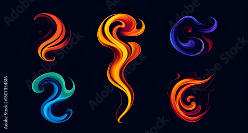 Smoke swirl icon, Smoke icon, Swirl smoke vector, Smoke swirl graphic, Smoke curl icon, Smoke wave icon, Smoke trail icon, Smoke swirl design