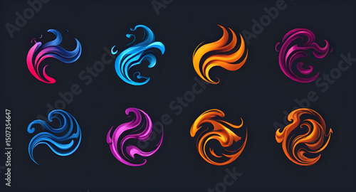 Smoke swirl icon, Smoke icon, Swirl smoke vector, Smoke swirl graphic, Smoke curl icon, Smoke wave icon, Smoke trail icon, Smoke swirl design
