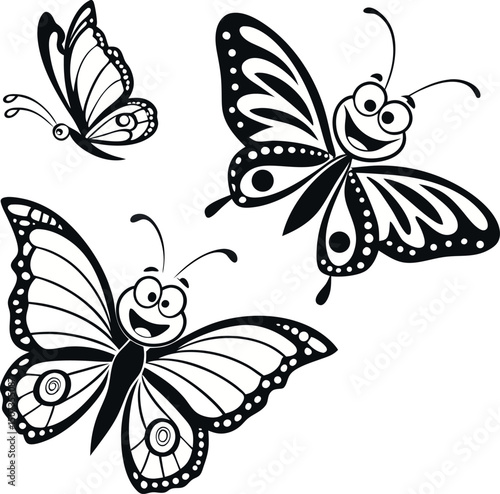 vector illustration of a butterfly