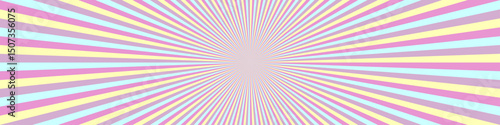 Multicolored abstract geometrical starburst background design