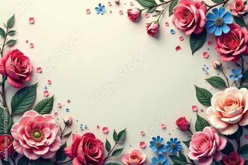 Subtle muted paisley pattern on a soft background, illustration, background, tone