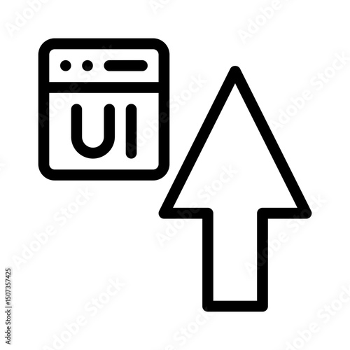 pointer cursor line icon