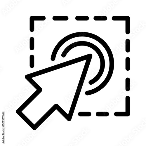 selection cursor line icon