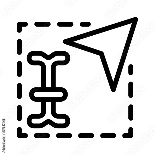 text select line icon